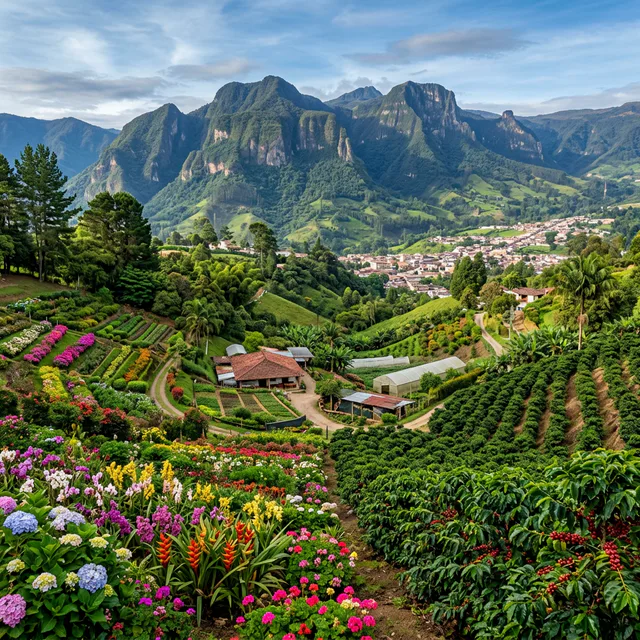 Travel view representing Fusagasugá in Cundinamarca, Colombia