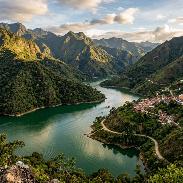 Travel view representing Gachala in Cundinamarca, Colombia