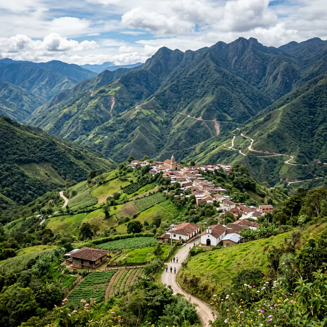 Travel view representing Gama in Cundinamarca, Colombia
