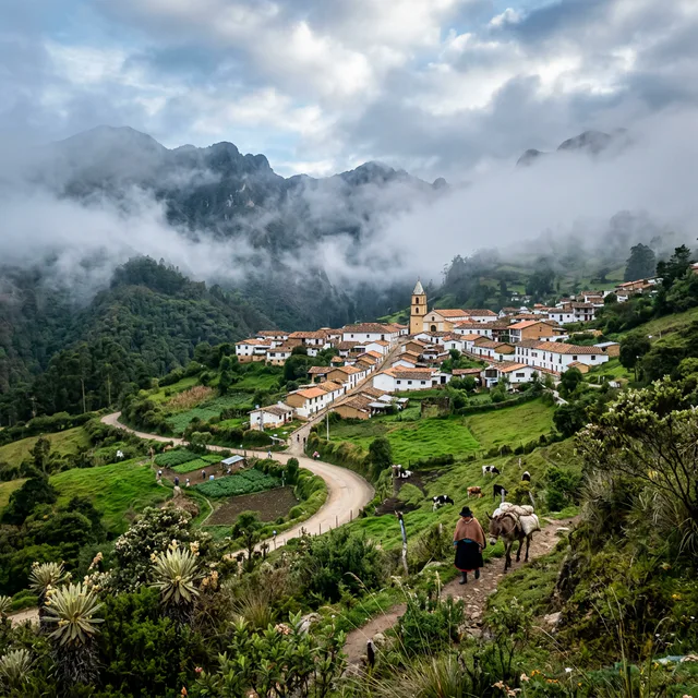 Travel view representing Gutiérrez in Cundinamarca, Colombia