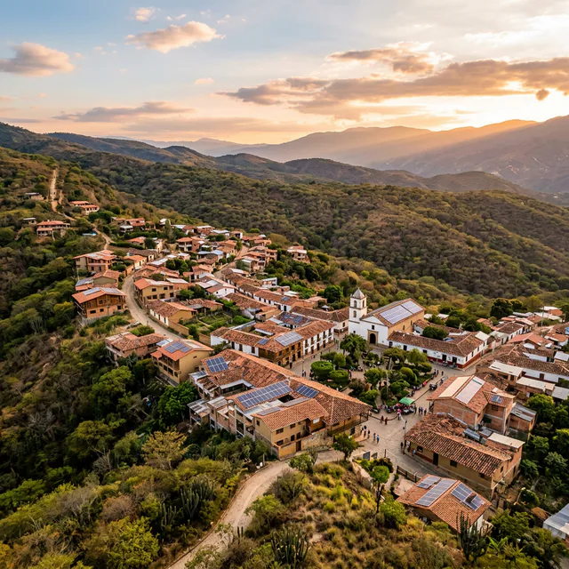 Travel view representing Jerusalén in Cundinamarca, Colombia