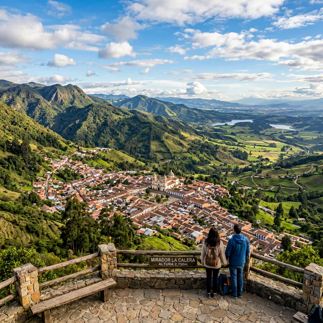 Travel view representing La Calera in Cundinamarca, Colombia