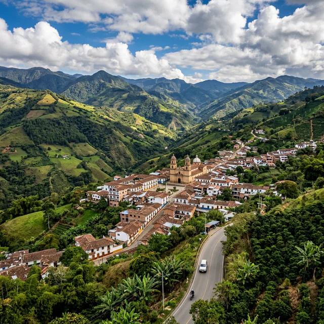 Travel view representing La Palma in Cundinamarca, Colombia