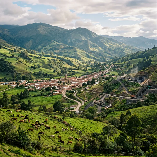Travel view representing Lenguazaque in Cundinamarca, Colombia