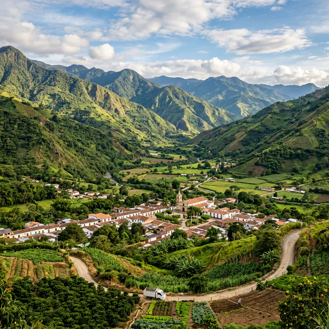 Travel view representing Manta in Cundinamarca, Colombia