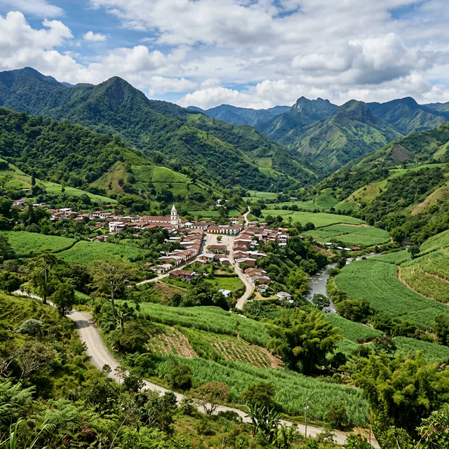 Travel view representing Nimaima in Cundinamarca, Colombia