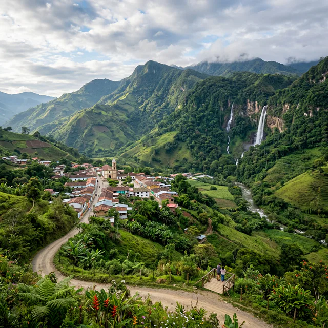 Travel view representing Quebradanegra in Cundinamarca, Colombia