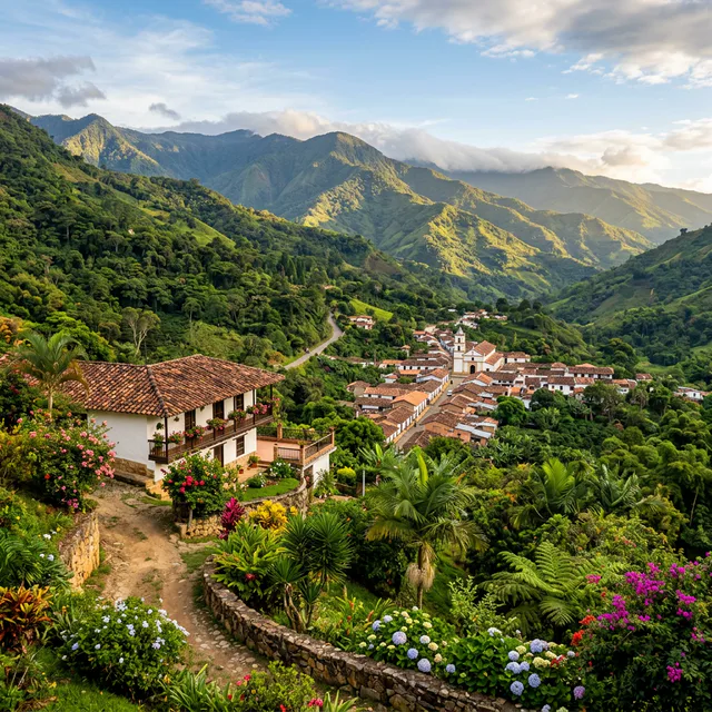 Travel view representing San Francisco in Cundinamarca, Colombia