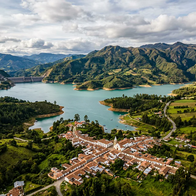 Travel view representing Sesquilé in Cundinamarca, Colombia