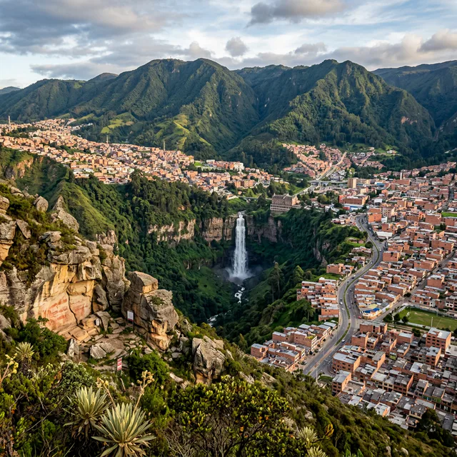 Travel view representing Soacha in Cundinamarca, Colombia