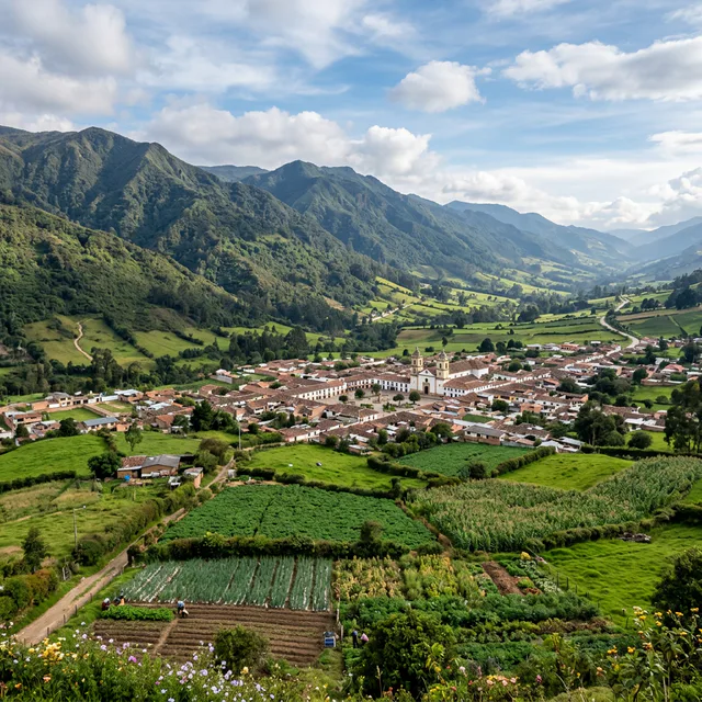 Travel view representing Subachoque in Cundinamarca, Colombia