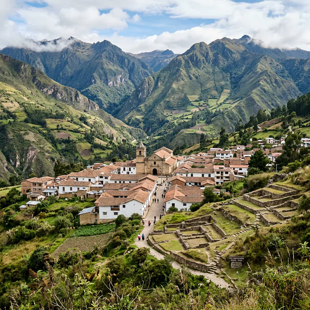 Travel view representing Tausa in Cundinamarca, Colombia