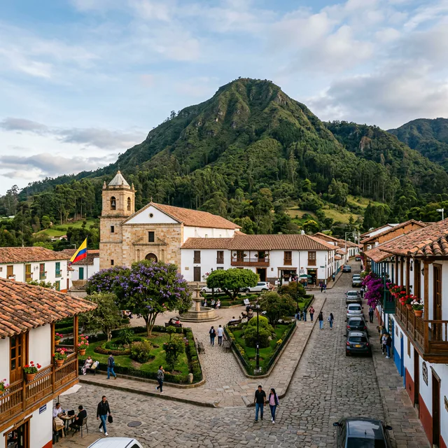 Travel view representing Tenjo in Cundinamarca, Colombia
