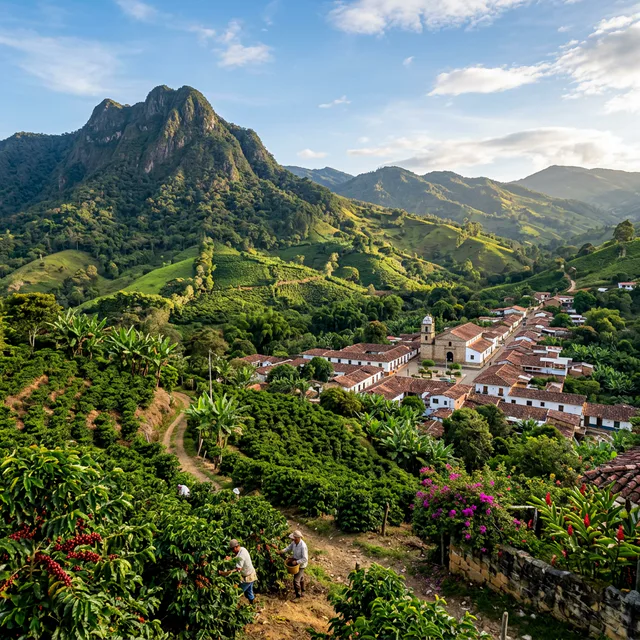 Travel view representing Tibacuy in Cundinamarca, Colombia
