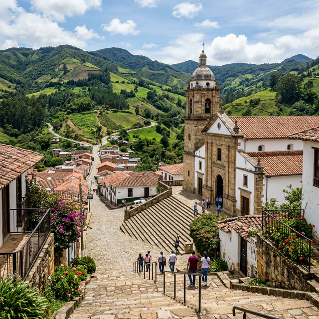 Travel view representing Tibirita in Cundinamarca, Colombia