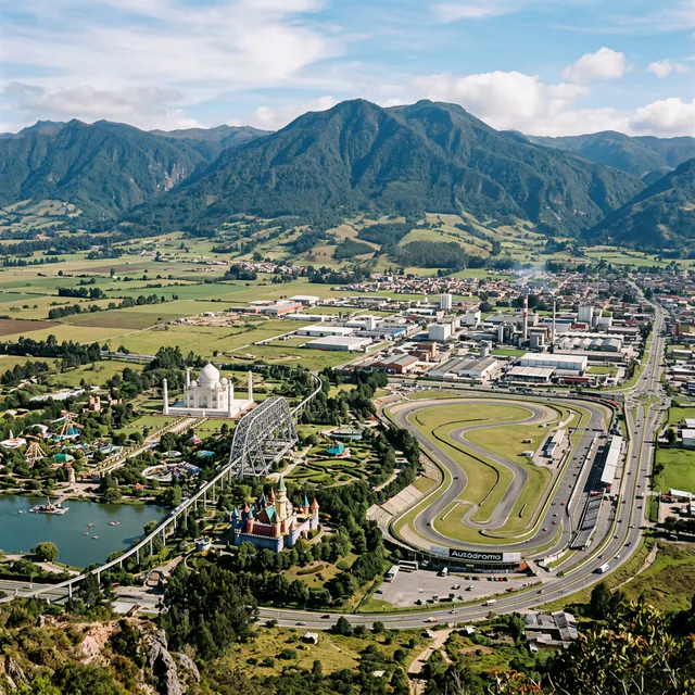 Travel view representing Tocancipá in Cundinamarca, Colombia