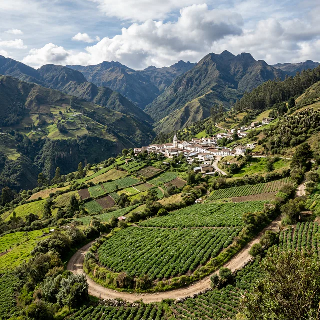 Travel view representing Une in Cundinamarca, Colombia