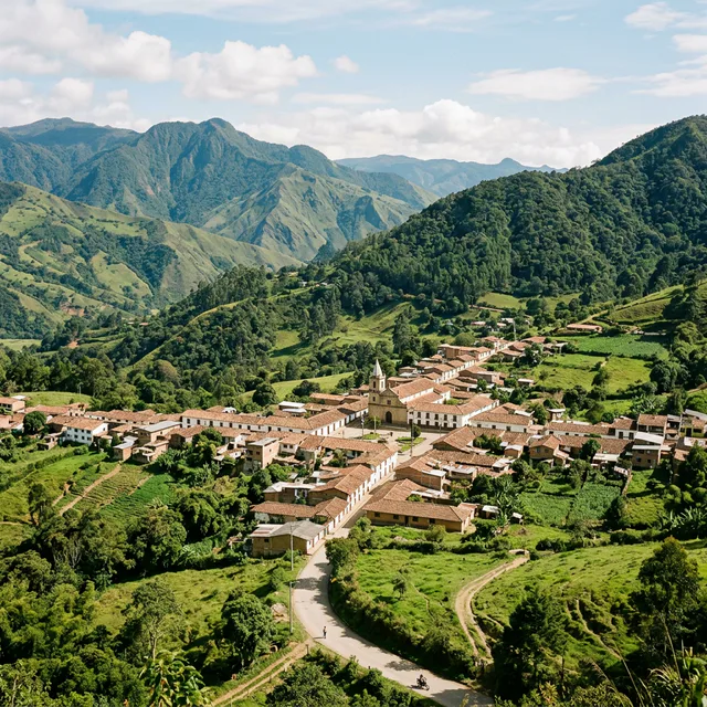 Travel view representing Villagómez in Cundinamarca, Colombia