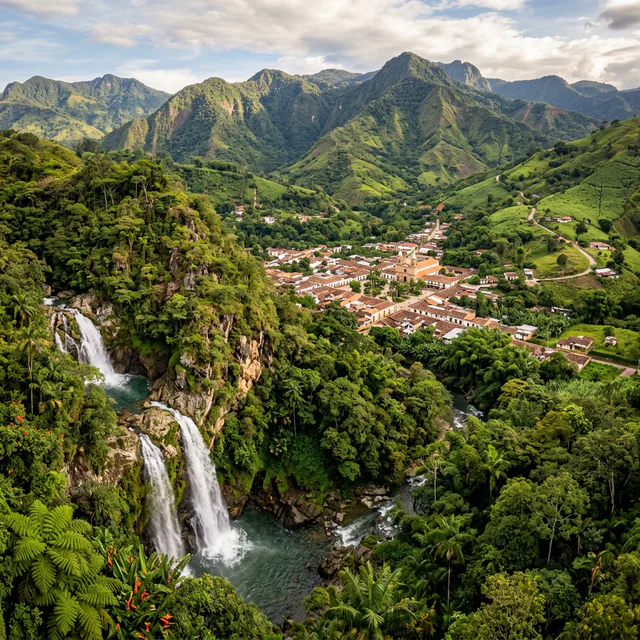 Travel view representing Villeta in Cundinamarca, Colombia