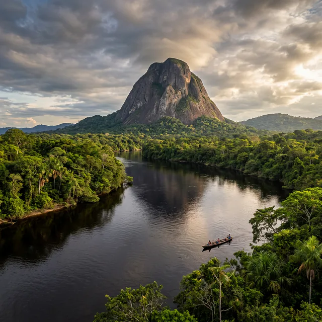 Travel view representing La Guadalupe in Guainía, Colombia