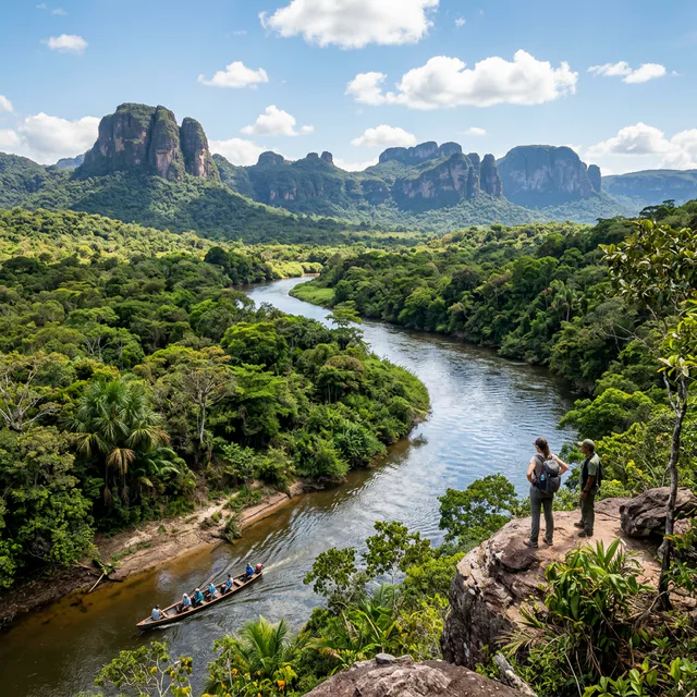 Travel view representing San José del Guaviare in Guaviare, Colombia