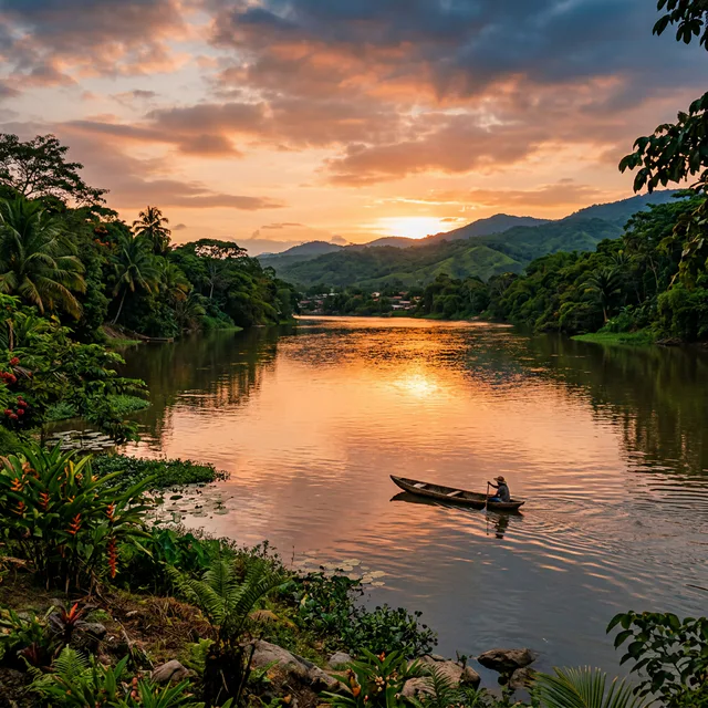 Travel view representing Guamal in Magdalena, Colombia