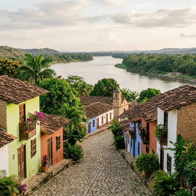 Travel view representing Pedraza in Magdalena, Colombia