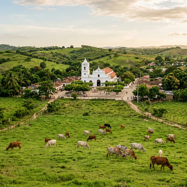 Travel view representing Pivijay in Magdalena, Colombia