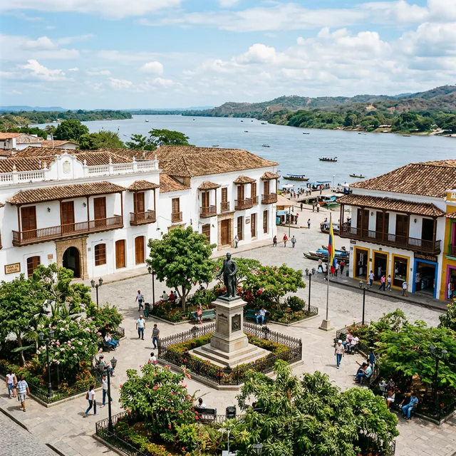 Travel view representing Tenerife in Magdalena, Colombia