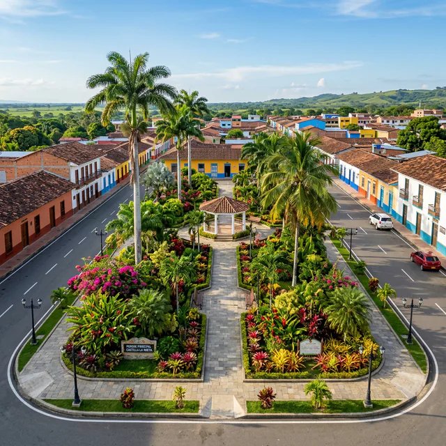 Travel view representing Castilla la Nueva in Meta, Colombia