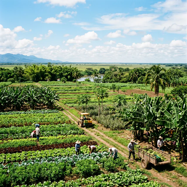 Travel view representing Granada in Meta, Colombia