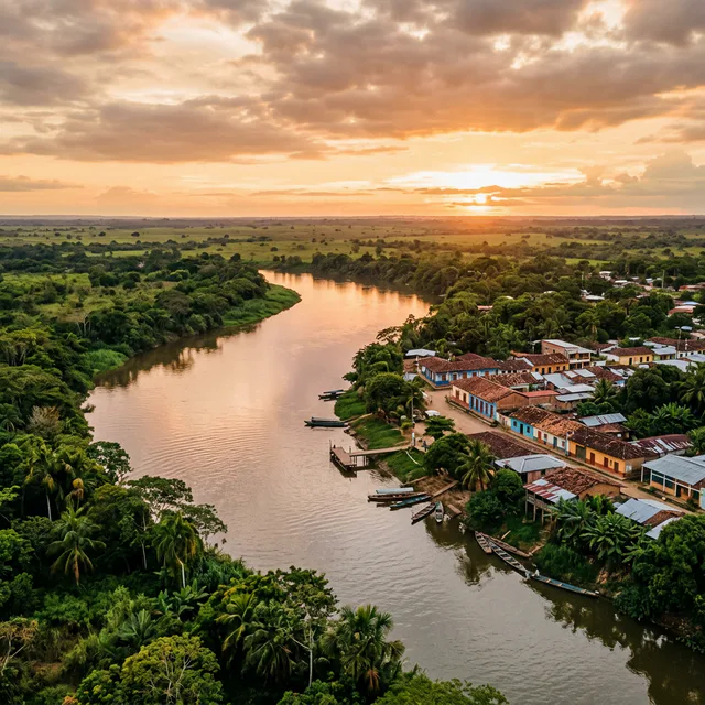 Travel view representing Puerto Rico in Meta, Colombia