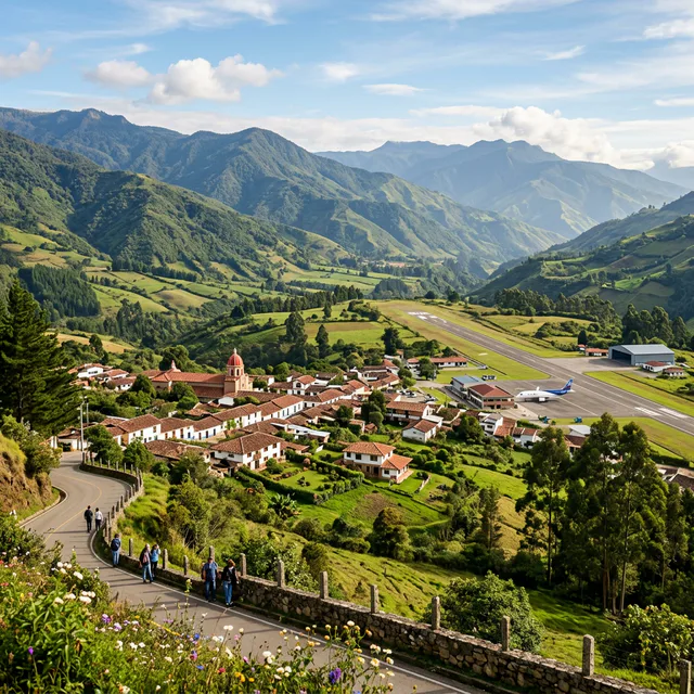 Travel view representing Chachagüí in Nariño, Colombia