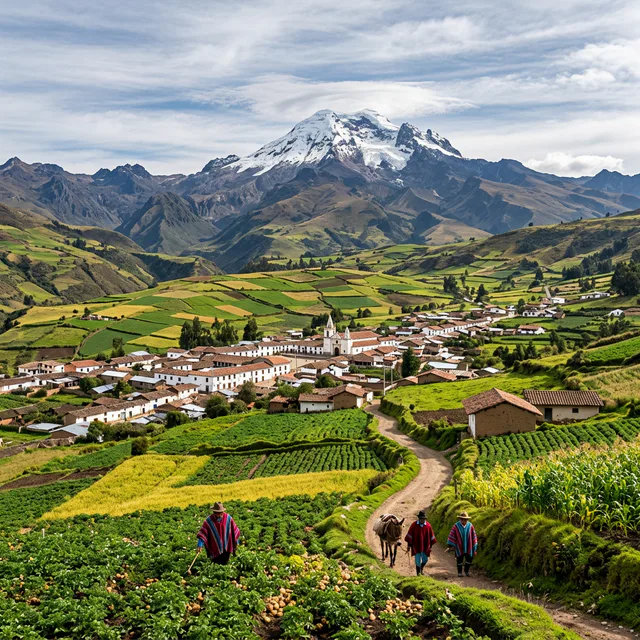Travel view representing Cuaspud in Nariño, Colombia