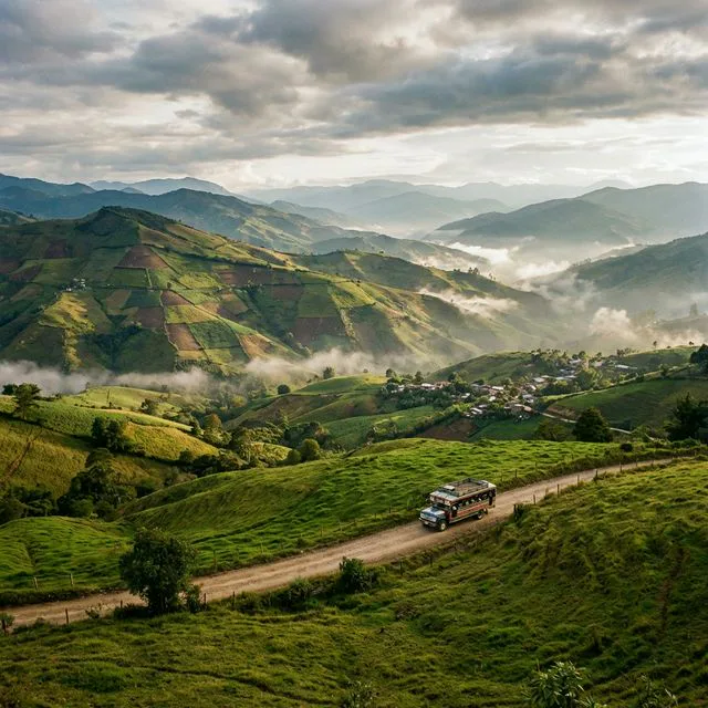 Travel view representing La Unión in Nariño, Colombia