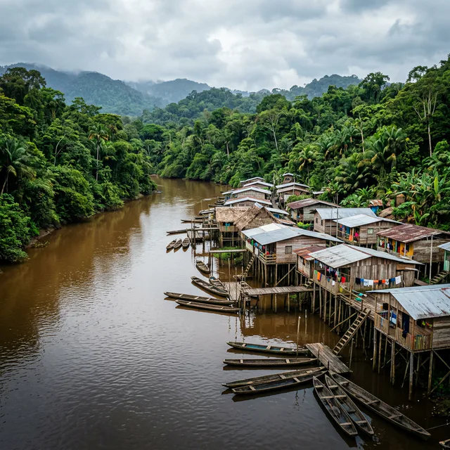 Travel view representing Magüí in Nariño, Colombia