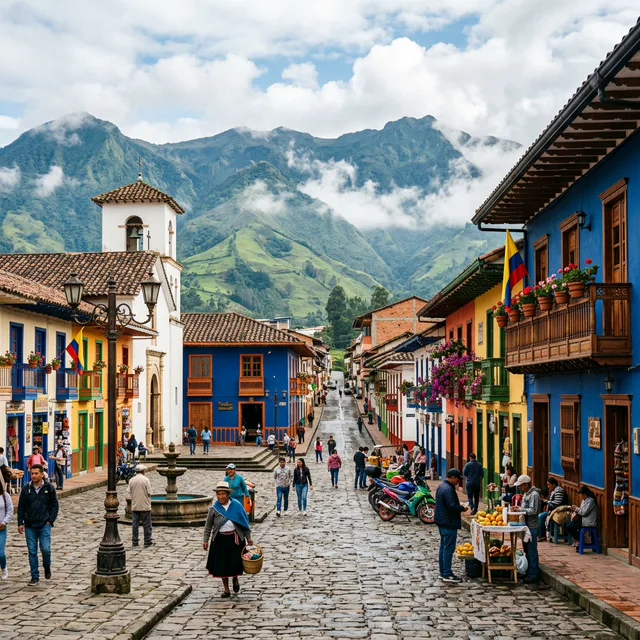 Travel view representing Nariño in Nariño, Colombia