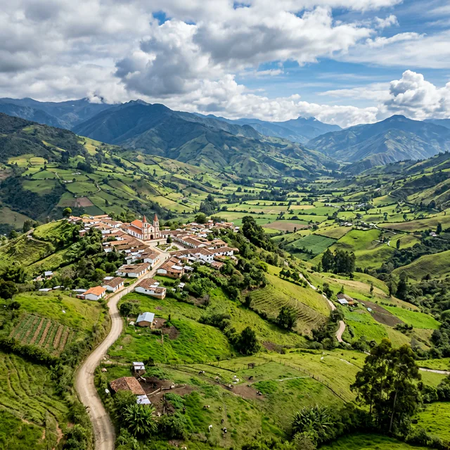 Travel view representing Ospina in Nariño, Colombia