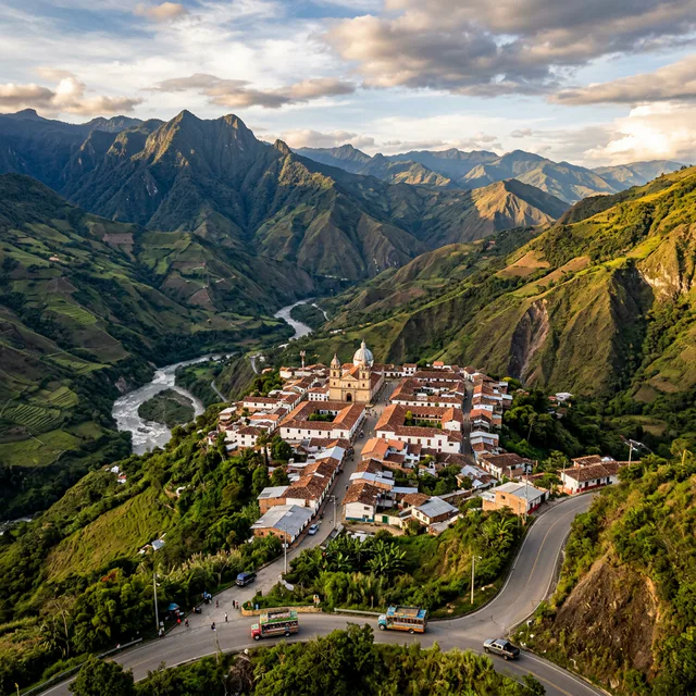 Travel view representing Policarpa in Nariño, Colombia