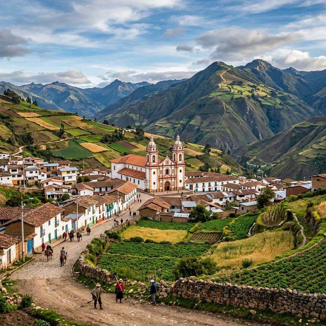 Travel view representing Potosí in Nariño, Colombia