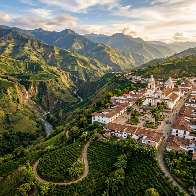 Travel view representing San Lorenzo in Nariño, Colombia