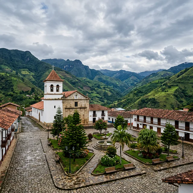 Travel view representing Santacruz in Nariño, Colombia