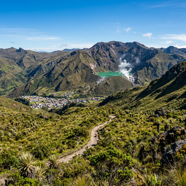 Travel view representing Túquerres in Nariño, Colombia