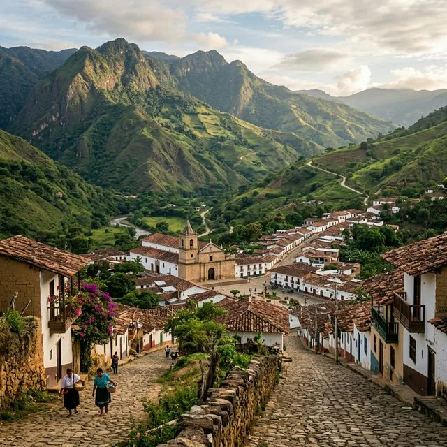 Travel view representing Bucarasica in Norte de Santander, Colombia