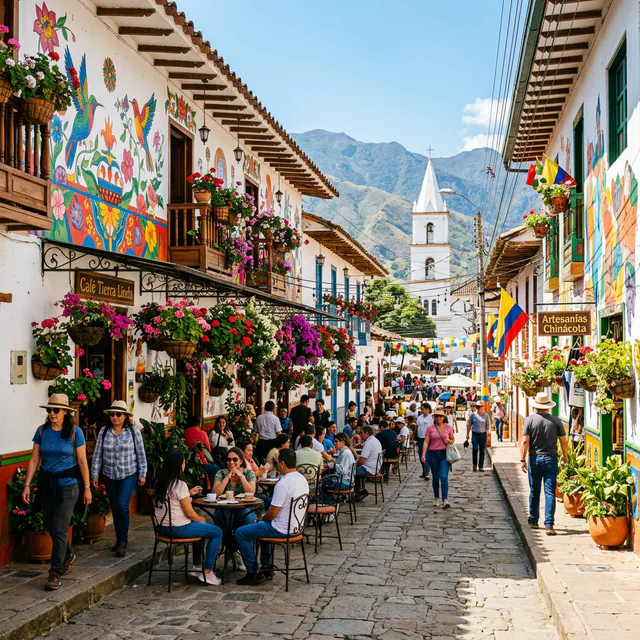 Travel view representing Chinácota in Norte de Santander, Colombia