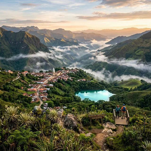 Travel view representing Durania in Norte de Santander, Colombia