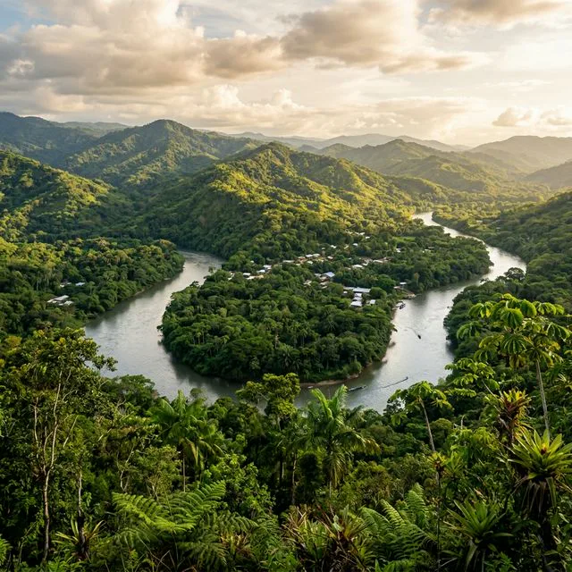 Travel view representing El Tarra in Norte de Santander, Colombia
