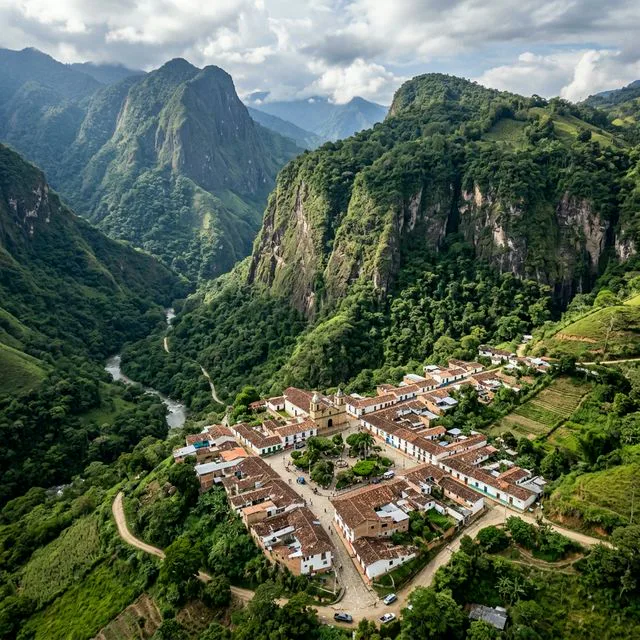 Travel view representing Hacarí in Norte de Santander, Colombia