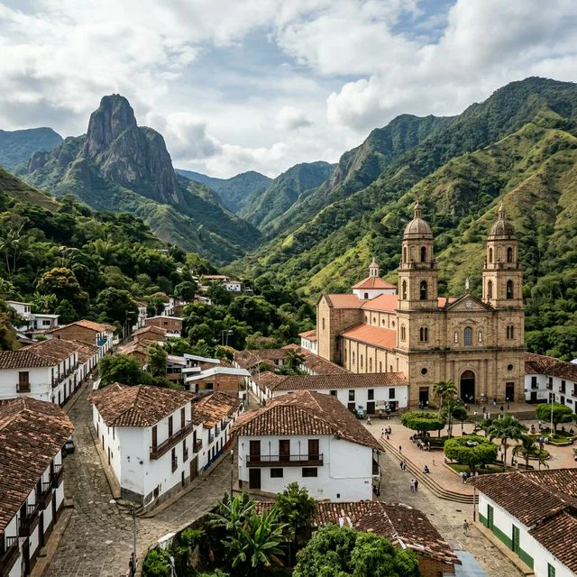 Travel view representing Lourdes in Norte de Santander, Colombia