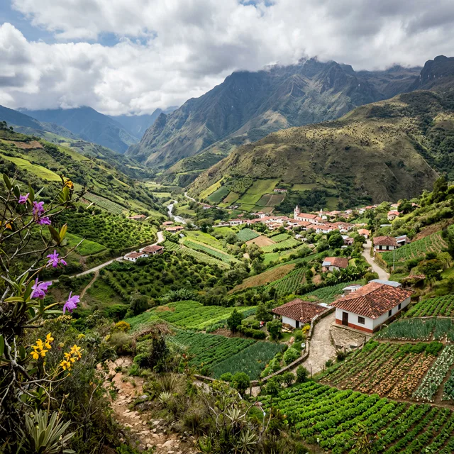 Travel view representing Mutiscua in Norte de Santander, Colombia